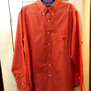 Chaps Mens button down dress shirt size L